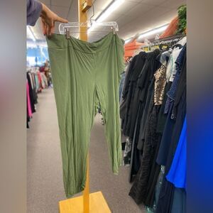 The Nines by Hatch Ladies XXL Green Crop Joggers